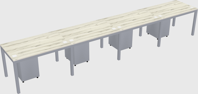 Rectangular desk