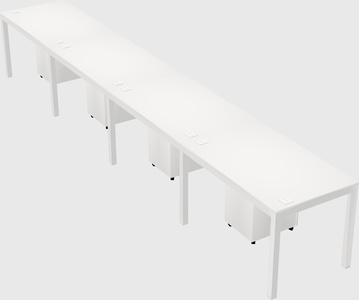 Rectangular desk