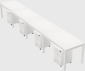 Rectangular desk