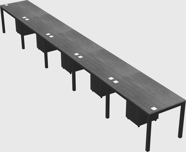 Rectangular desk