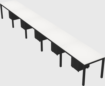 Rectangular desk