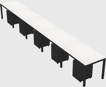 Rectangular desk
