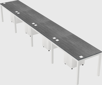 Rectangular desk