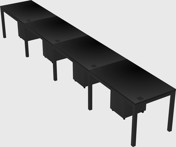 Rectangular desk