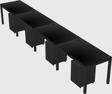 Rectangular desk
