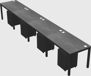 Rectangular desk