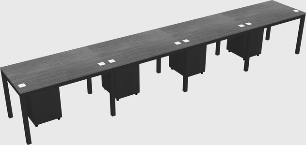 Rectangular desk