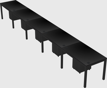 Rectangular desk