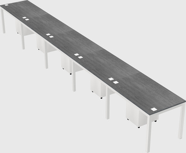 Rectangular desk