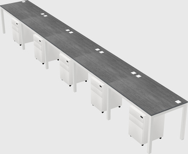 Rectangular desk