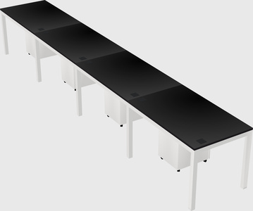 Rectangular desk