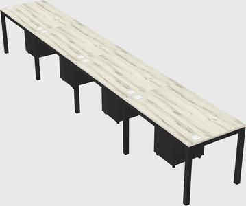 Rectangular desk