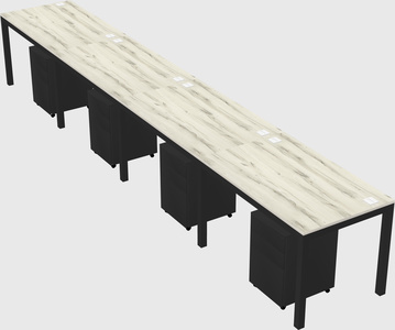 Rectangular desk