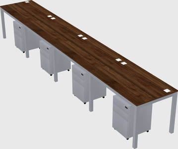 Rectangular desk