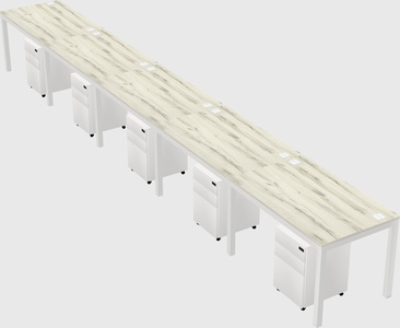 Rectangular desk