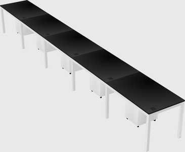 Rectangular desk