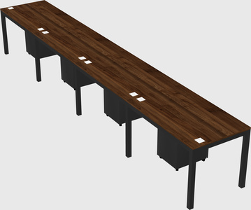 Rectangular desk