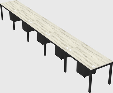 Rectangular desk