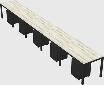 Rectangular desk