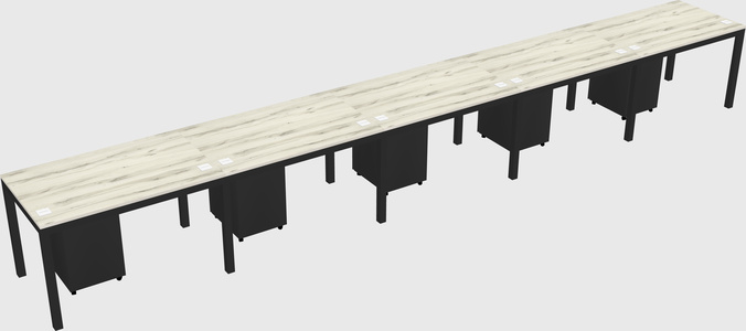 Rectangular desk