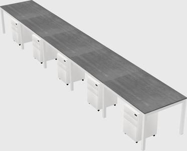 Rectangular desk