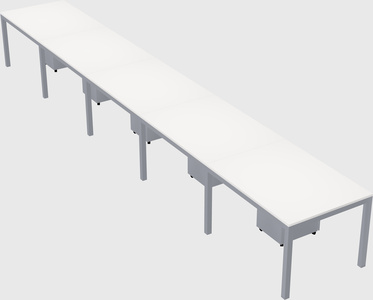Rectangular desk