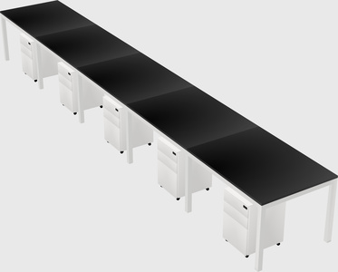 Rectangular desk