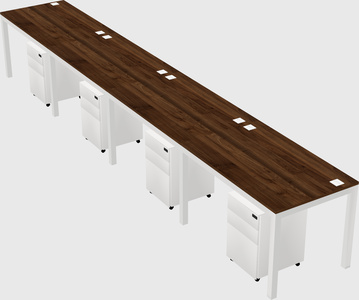 Rectangular desk