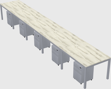 Rectangular desk
