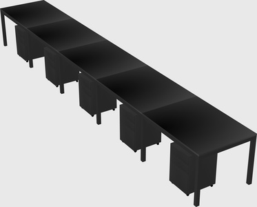 Rectangular desk