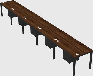 Rectangular desk