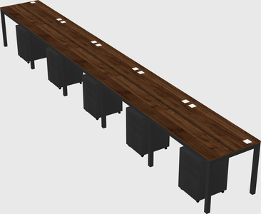Rectangular desk