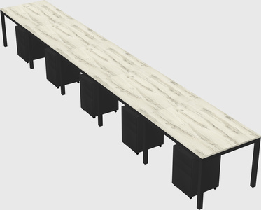 Rectangular desk