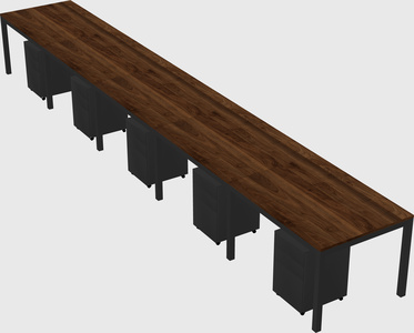 Rectangular desk