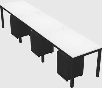 Rectangular desk