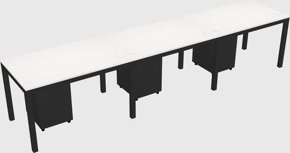 Rectangular desk