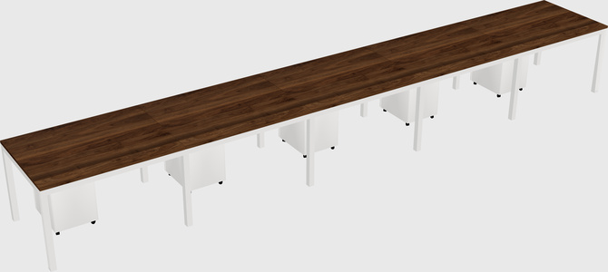Rectangular desk