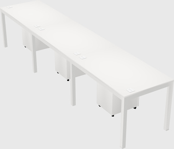 Rectangular desk