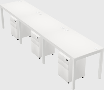 Rectangular desk