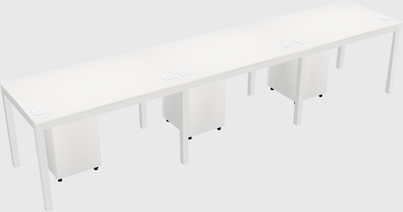 Rectangular desk