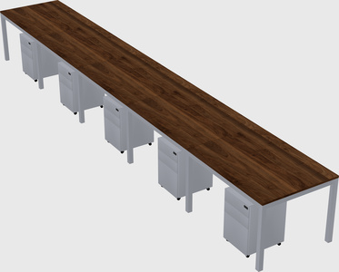 Rectangular desk