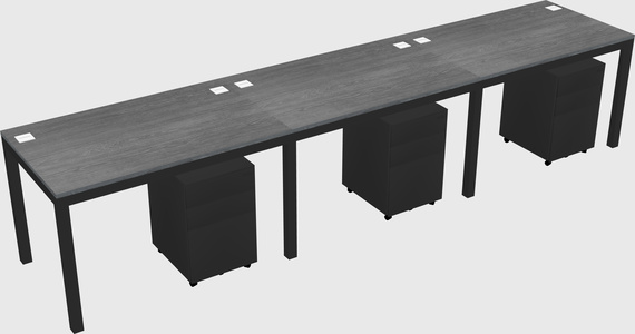 Rectangular desk