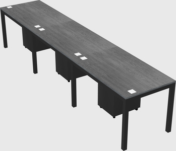 Rectangular desk