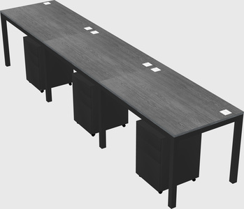 Rectangular desk