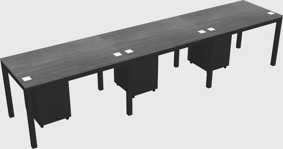 Rectangular desk