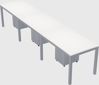 Rectangular desk