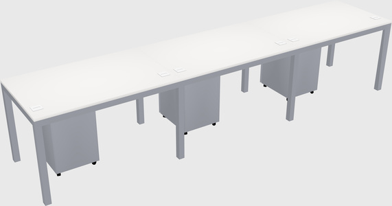 Rectangular desk