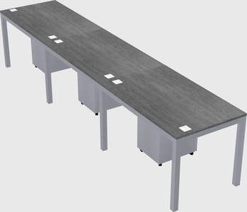 Rectangular desk