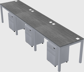 Rectangular desk