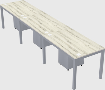 Rectangular desk
